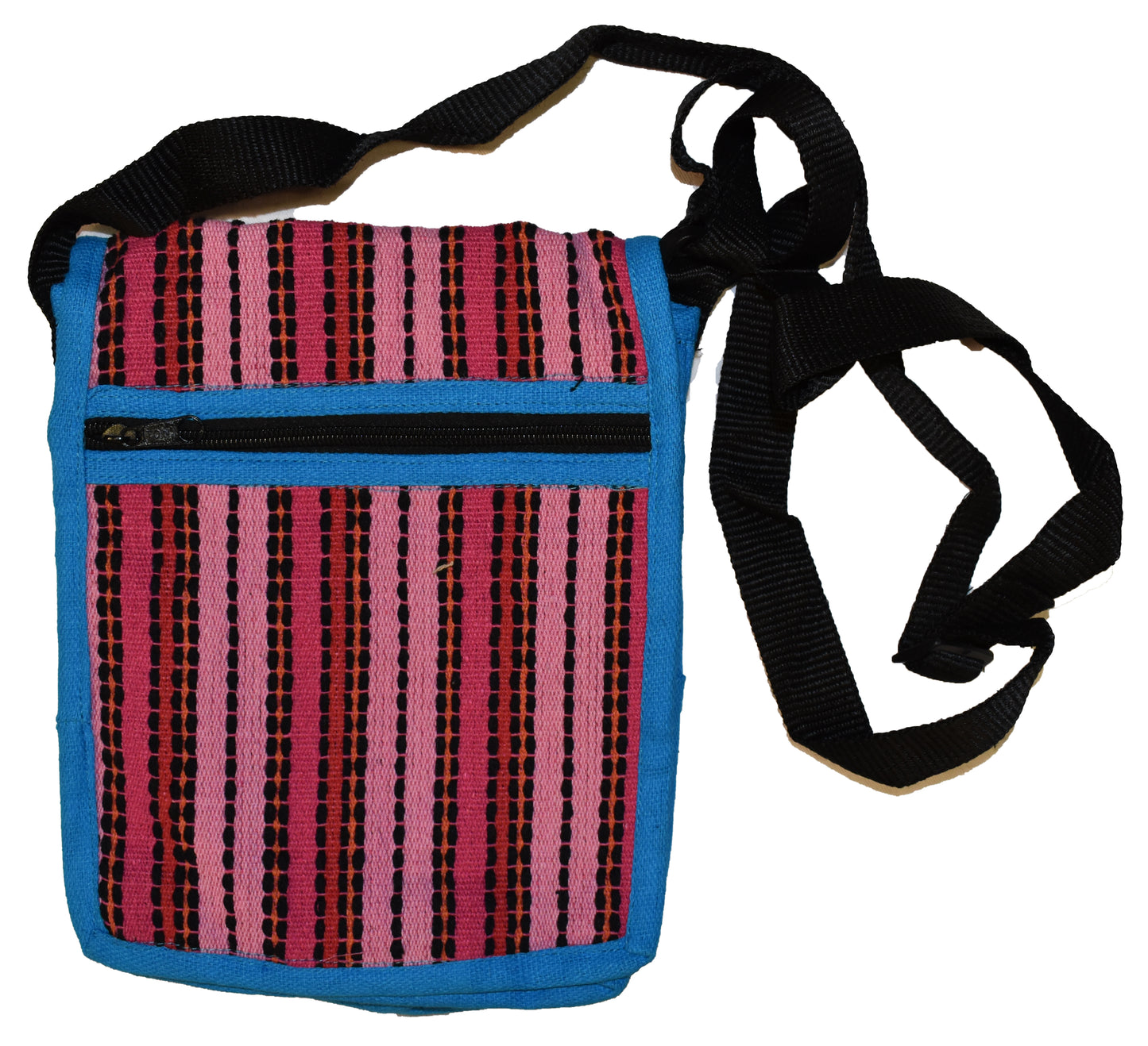 Woven Cotton Shoulder Bag