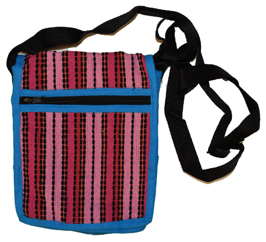 Woven Cotton Shoulder Bag