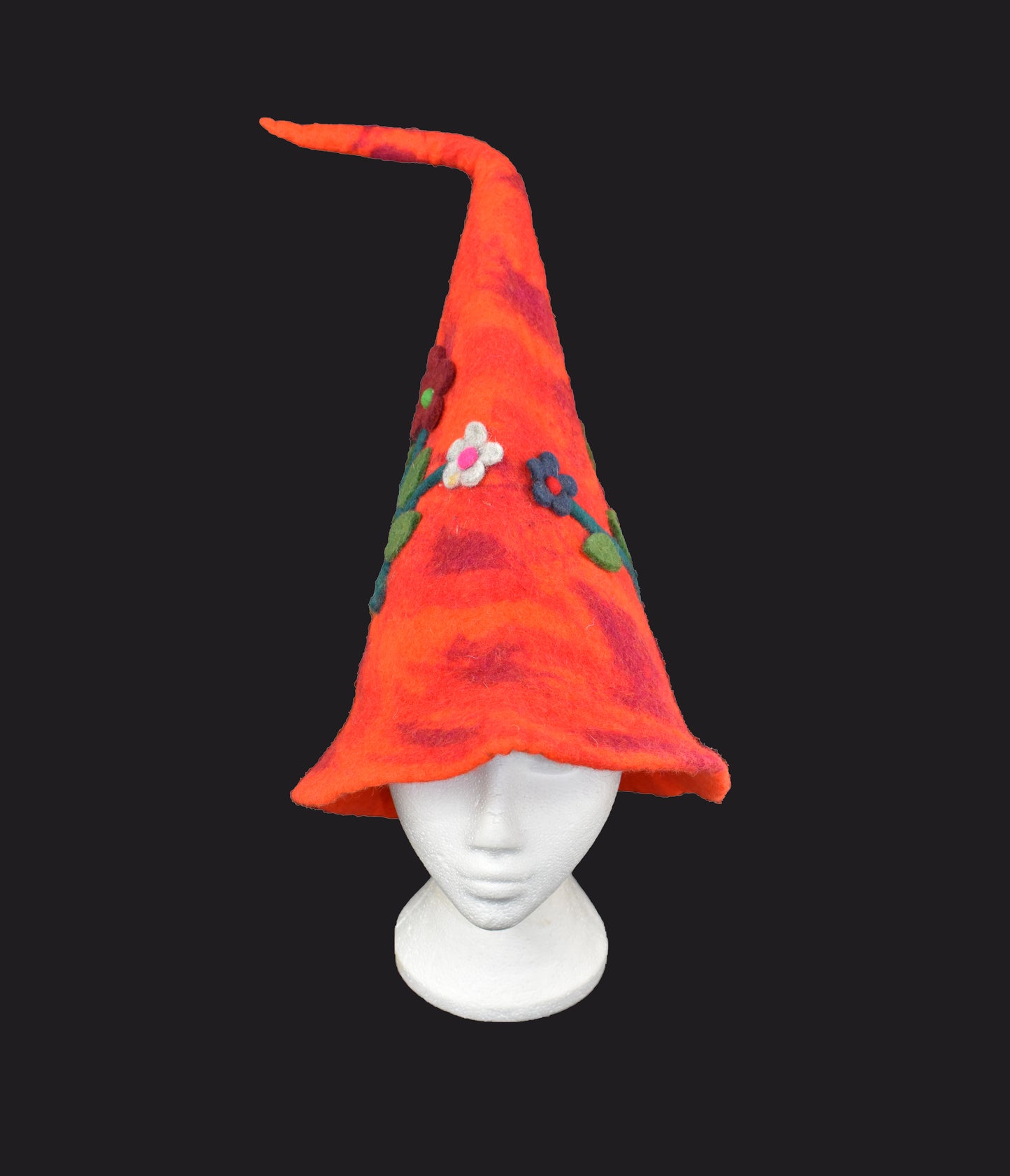 Flower Cone Felt Hat