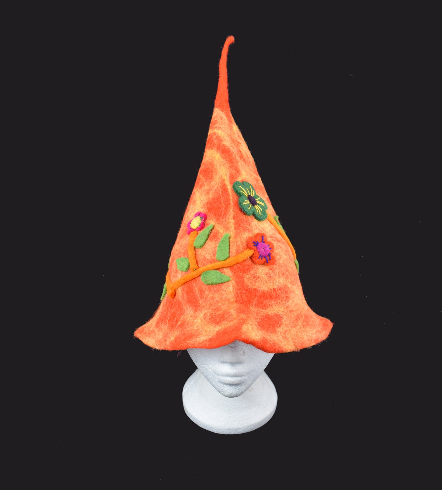 Flower Cone Felt Hat