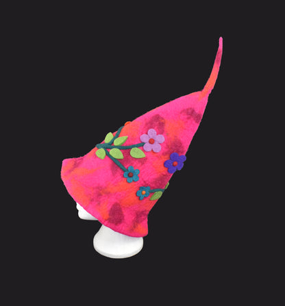 Flower Cone Felt Hat