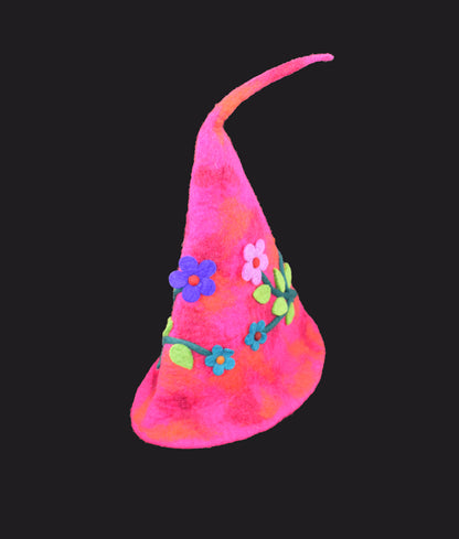 Flower Cone Felt Hat