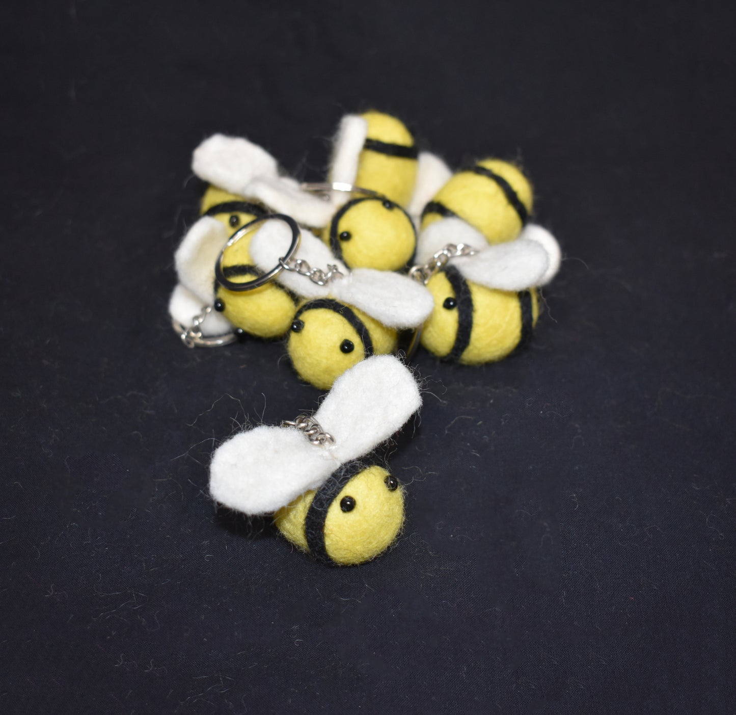 Felt Bee Keyring