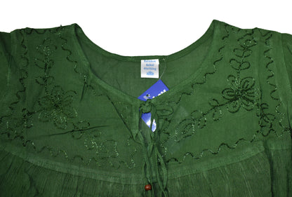 Embroidered Viscose Blouse