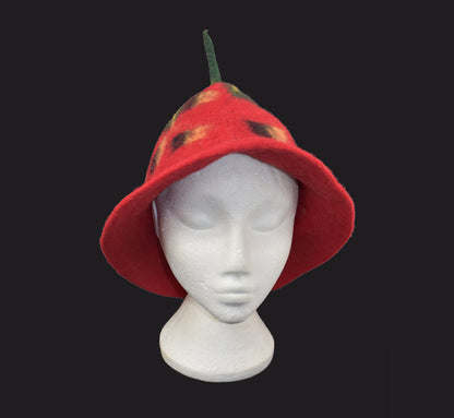 Felt Hat - Strawberry