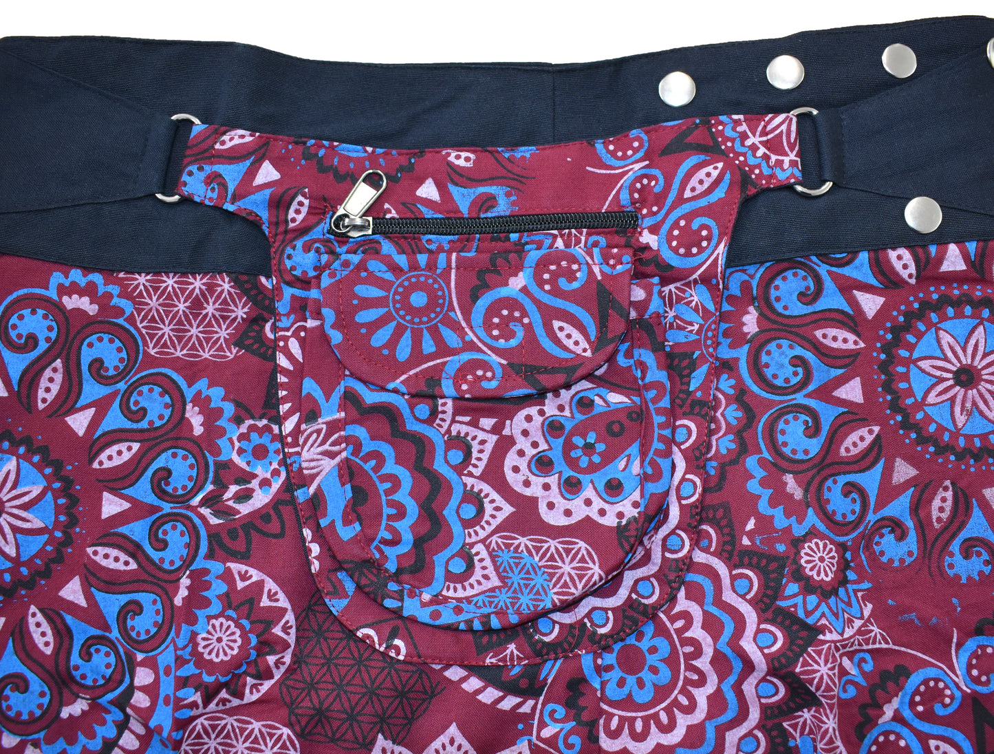 Printed Cotton Popper Skirt