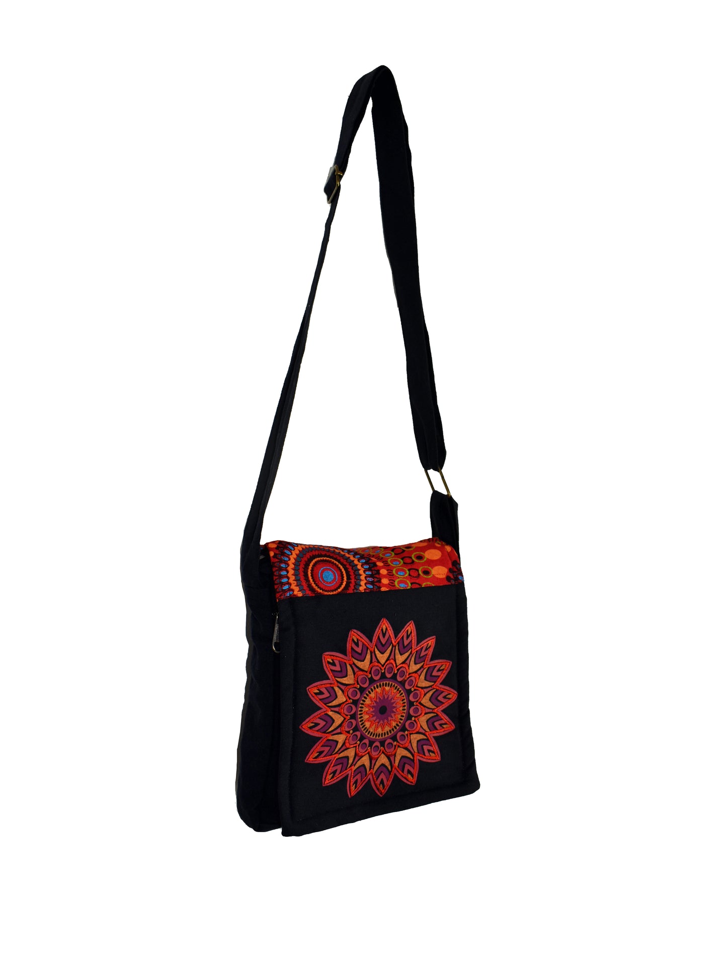 Mandala Print Passport Bag