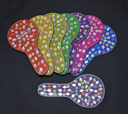 Beaded Handle Mirror