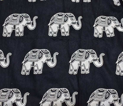 Elephant Print Afghani Harem Trousers