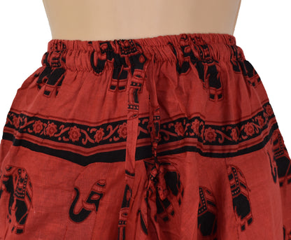 Elephant Print Afghani Harem Trousers