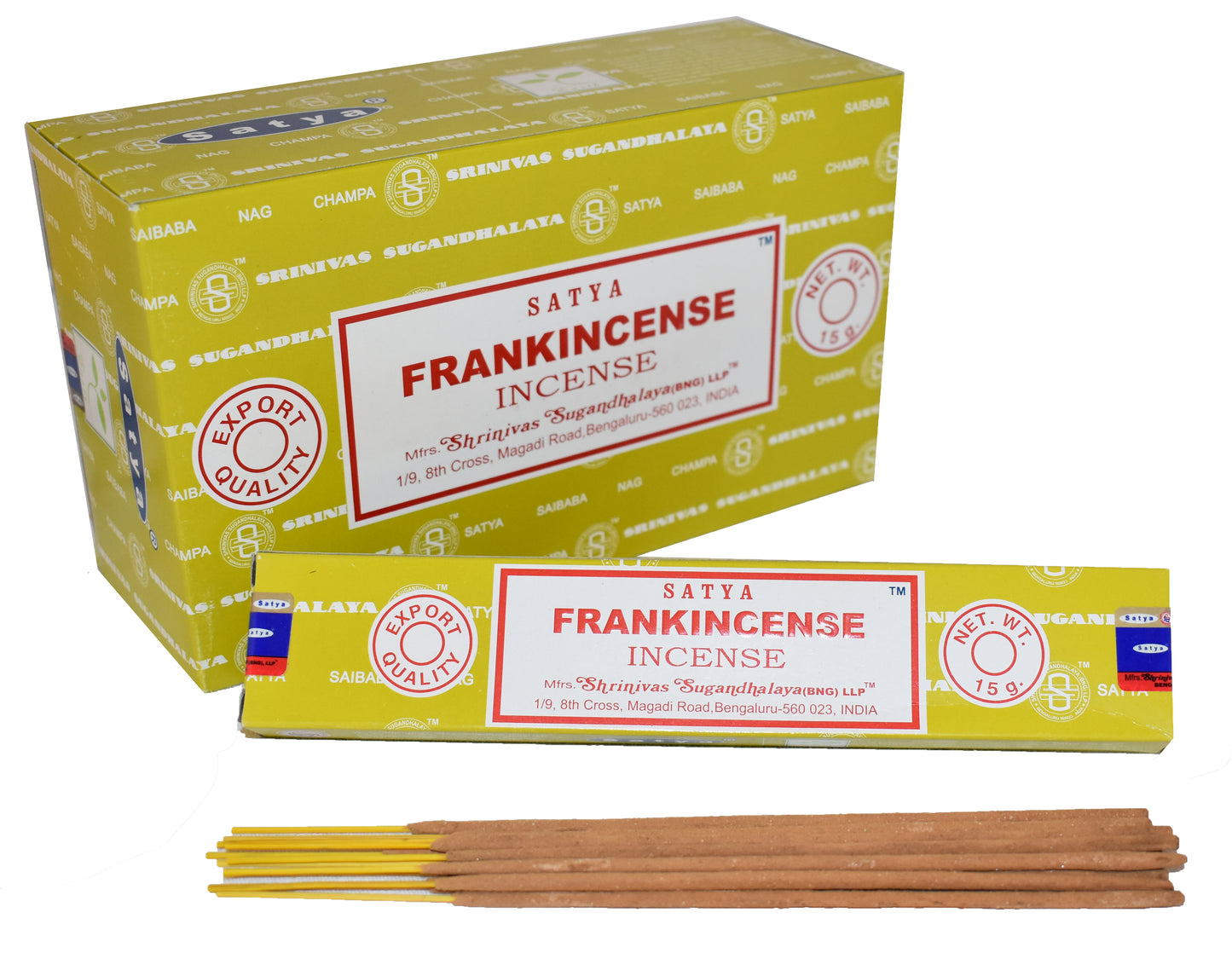 Satya Frankincence Incense 15g 12 Sticks