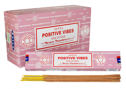 Satya Positive Vibes Incense 15g 12 Sticks