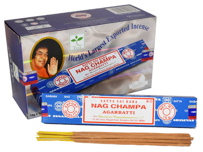 Satya Nag Champa Incense 15g 12 Sticks