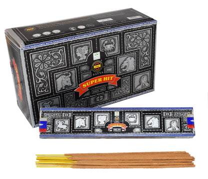 Satya Super Hit Incense 15g 12 Sticks