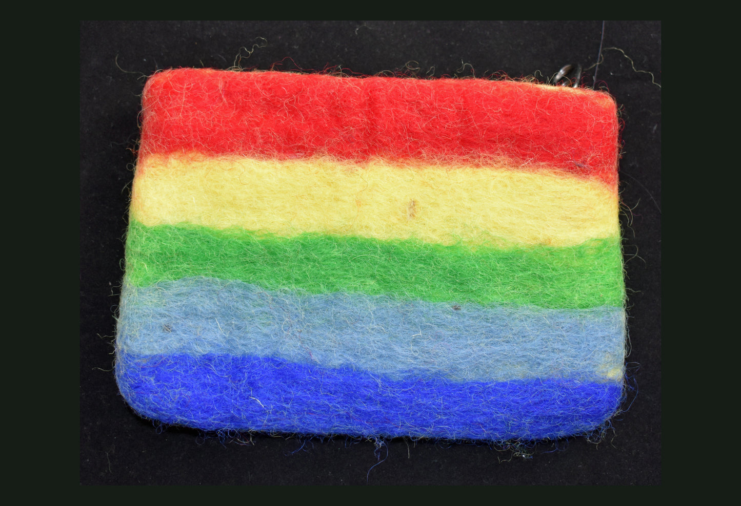 Felt Purses - Rainbow Stripe