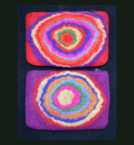 Felt Purses - Swirls