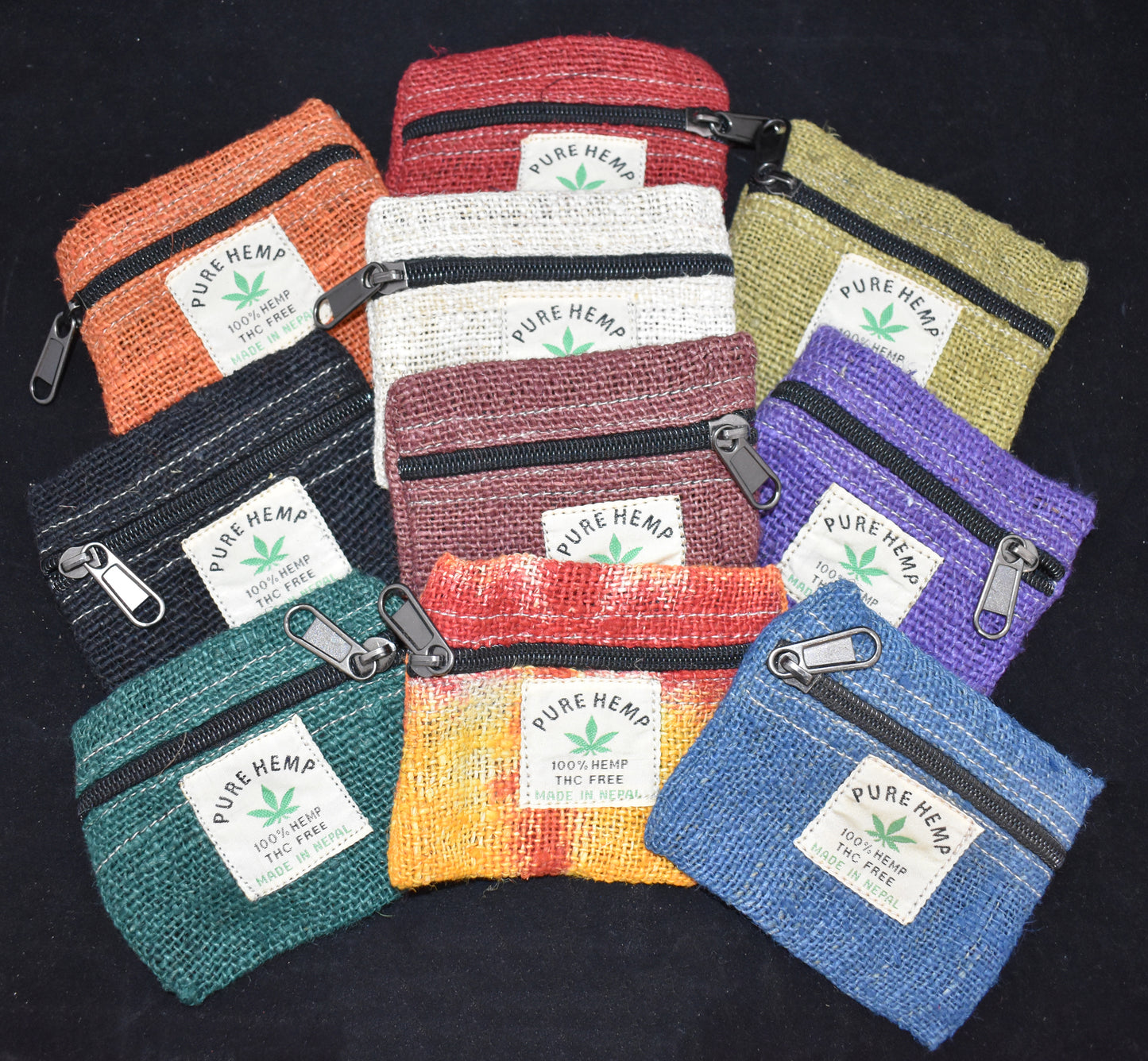 Hemp Coin Purse x 6