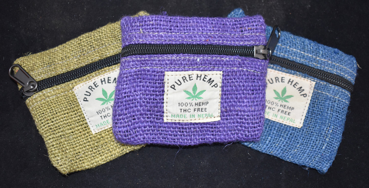 Hemp Coin Purse x 6