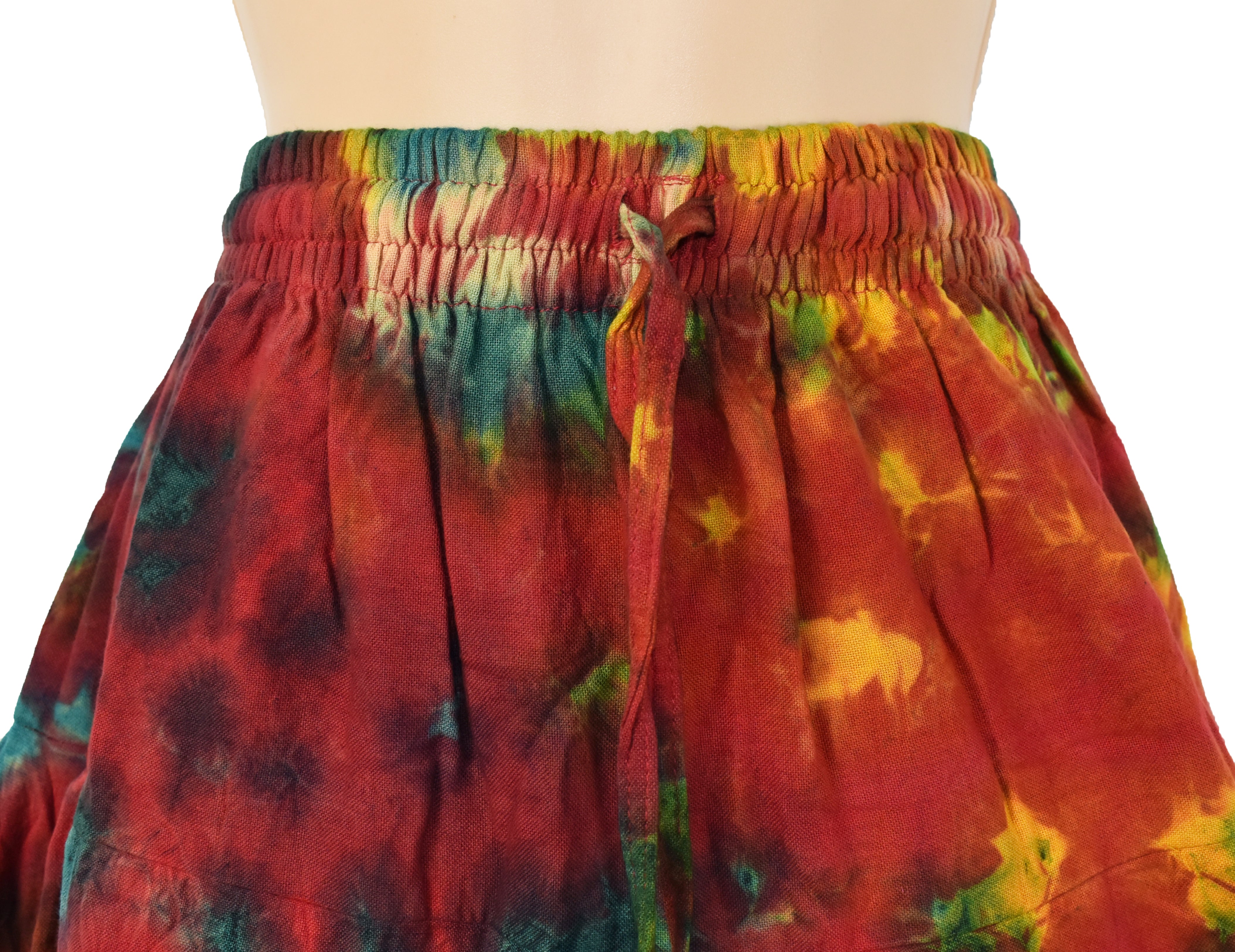 Tie Dye Pixie Hem Skirt Rainbow Rebel Wholesale