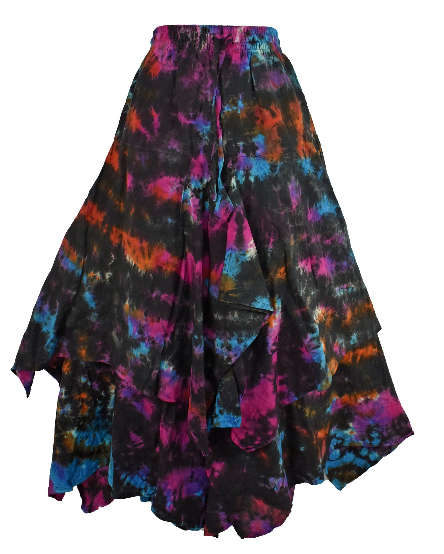 Tie Dye Pixie Hem Skirt