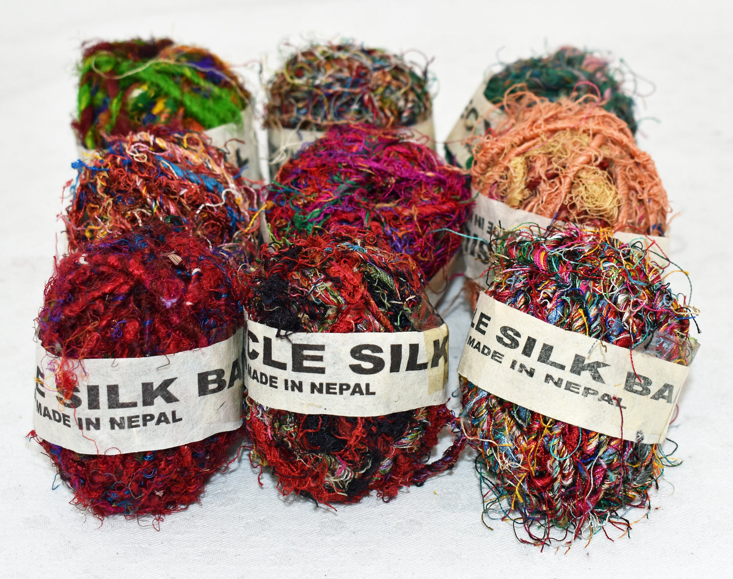 Recycled Sari Silk Thread Ball