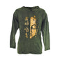 Om Buddha Cotton Hooded Top