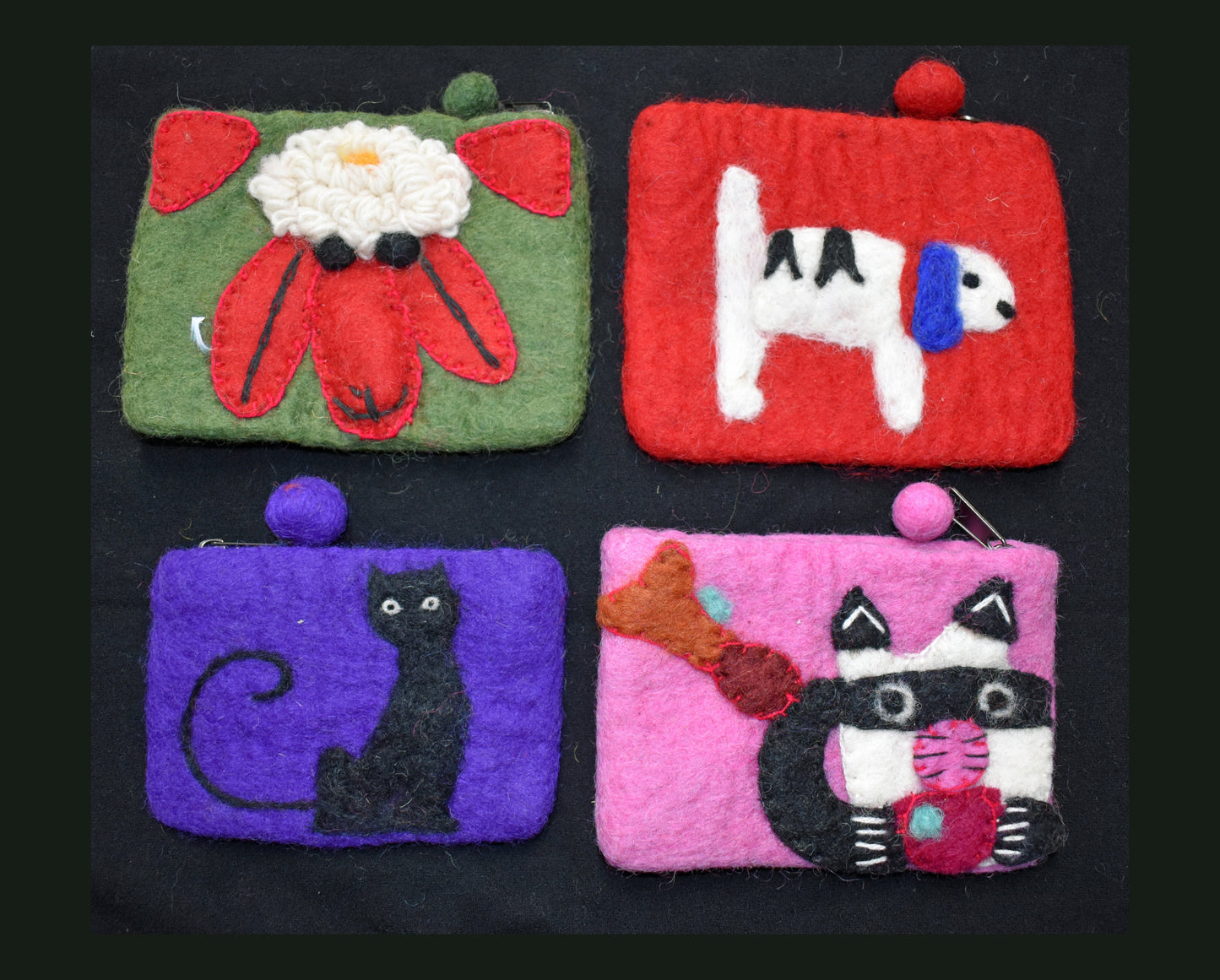 Felt Purses - Animals