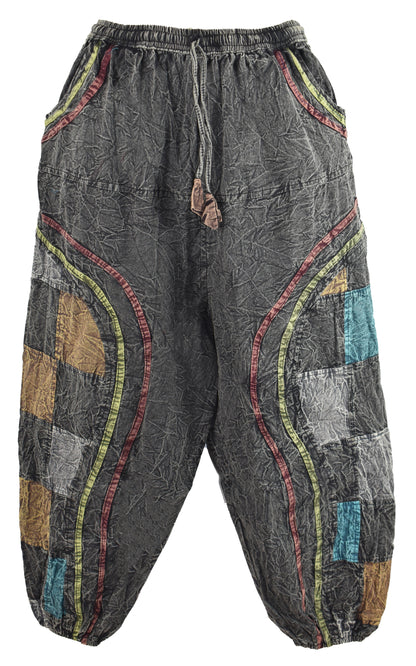 Stonewashed Harem Trousers