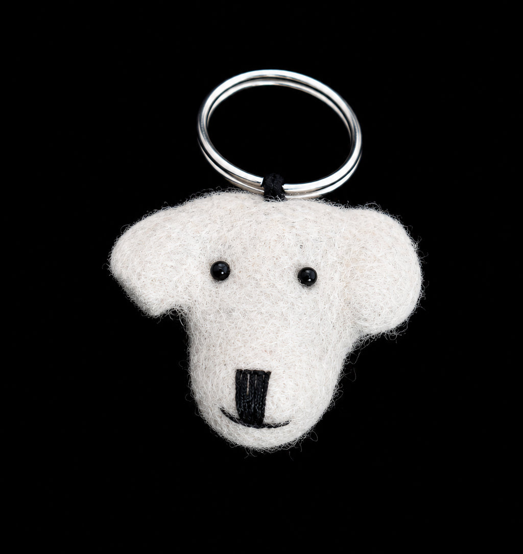 Felt Dog Keyring