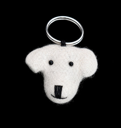 Felt Dog Keyring