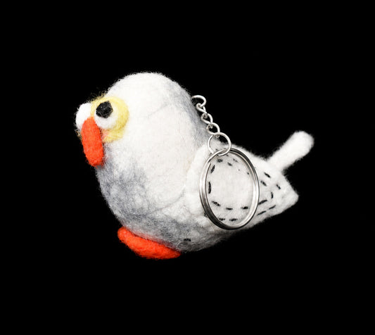 Felt Bird Keyring