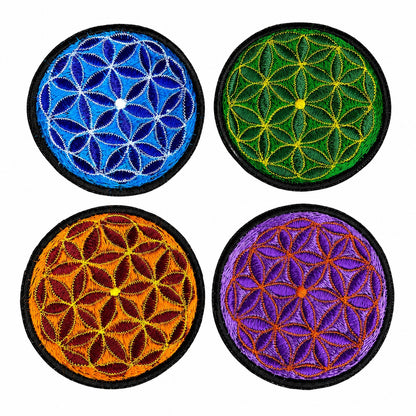 Flower of Life Sew on Patch 8cm