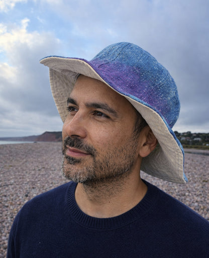 Tie Dye Hemp Sun Hat