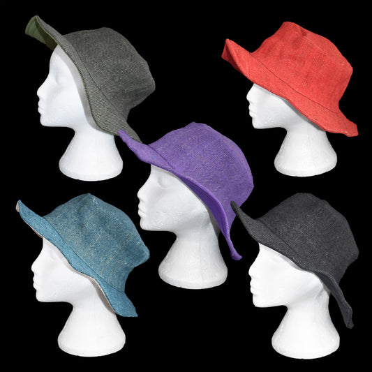 Plain Hemp Sun Hats