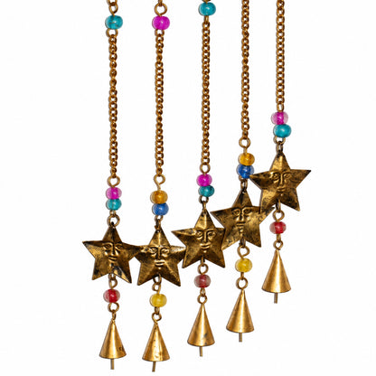 Large Hanging Moon - Gold