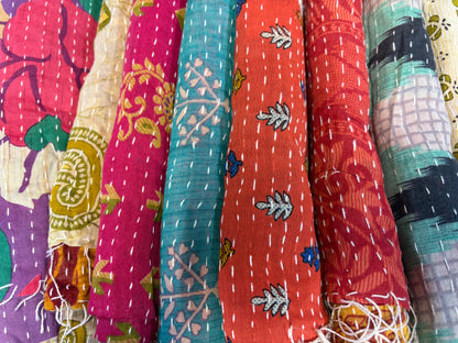Kantha Cotton Throws