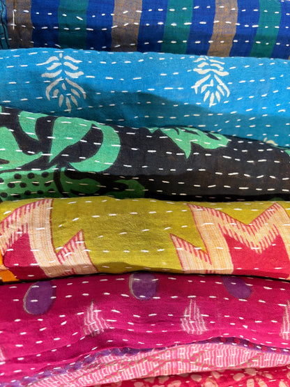 Kantha Cotton Throws