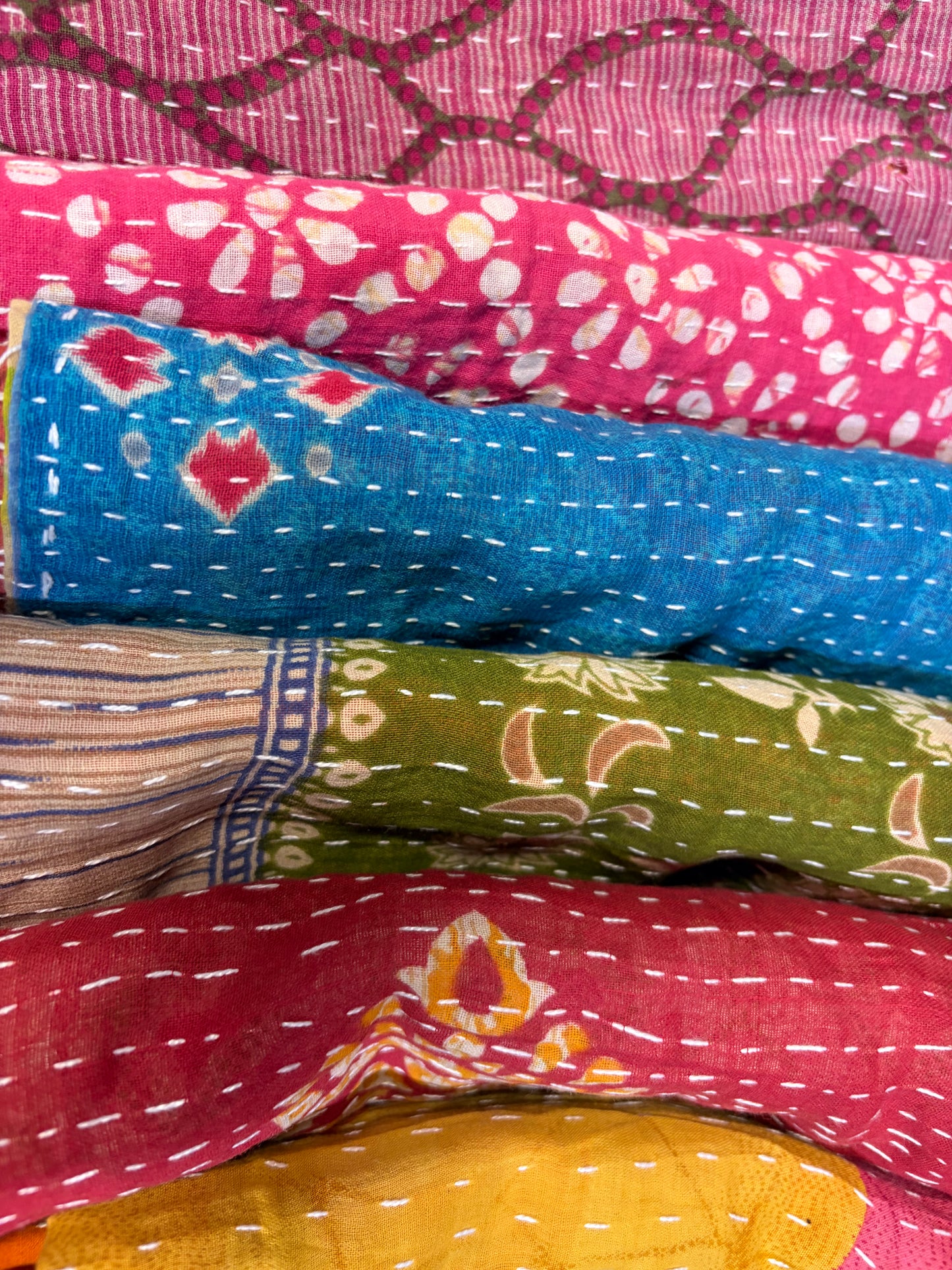 Kantha Cotton Throws
