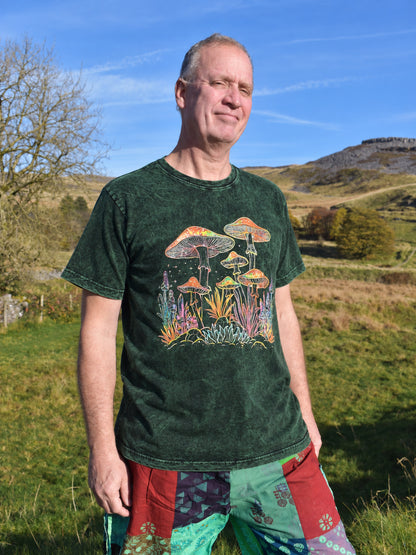 Multicoloured Mushroom T-Shirt
