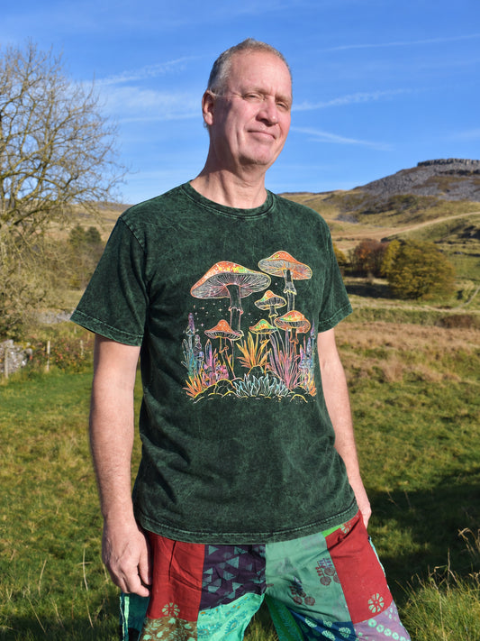 Multicoloured Mushroom T-Shirt