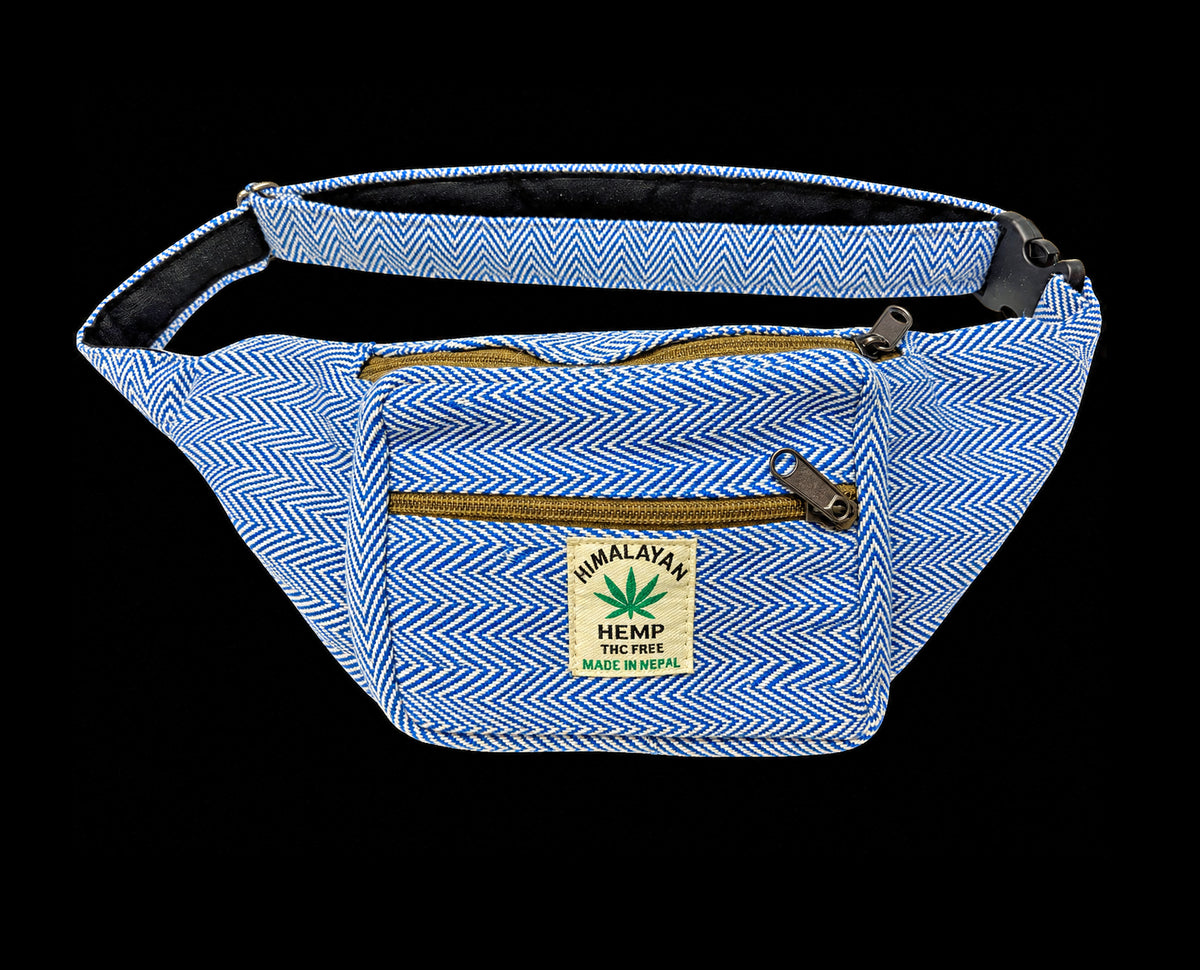 Woven Cotton and Hemp Bum Bags