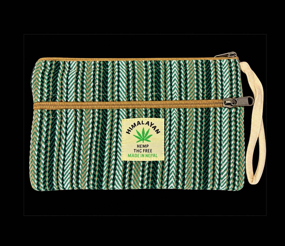 Large Woven Cotton and Hemp Purse
