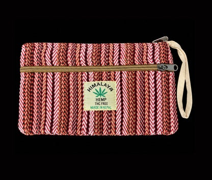 Large Woven Cotton and Hemp Purse