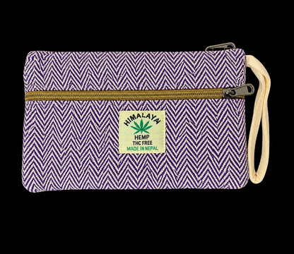 Large Woven Cotton and Hemp Purse