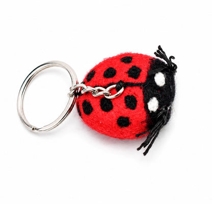 Felt Ladybird Keyring