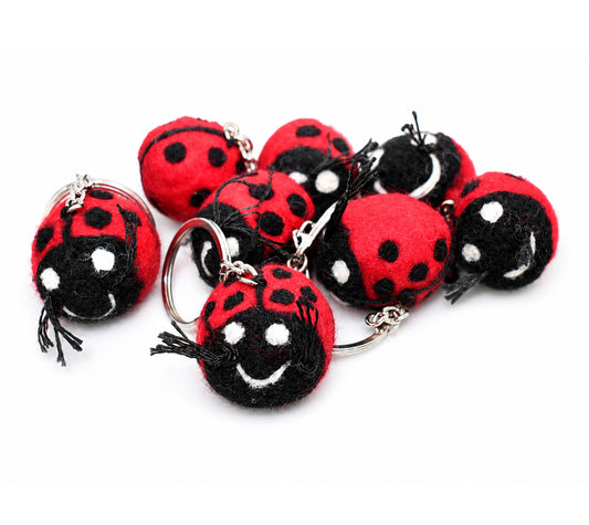 Felt Ladybird Keyring