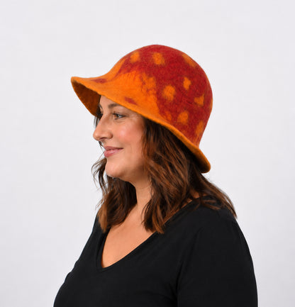 Dotty Felt Hat