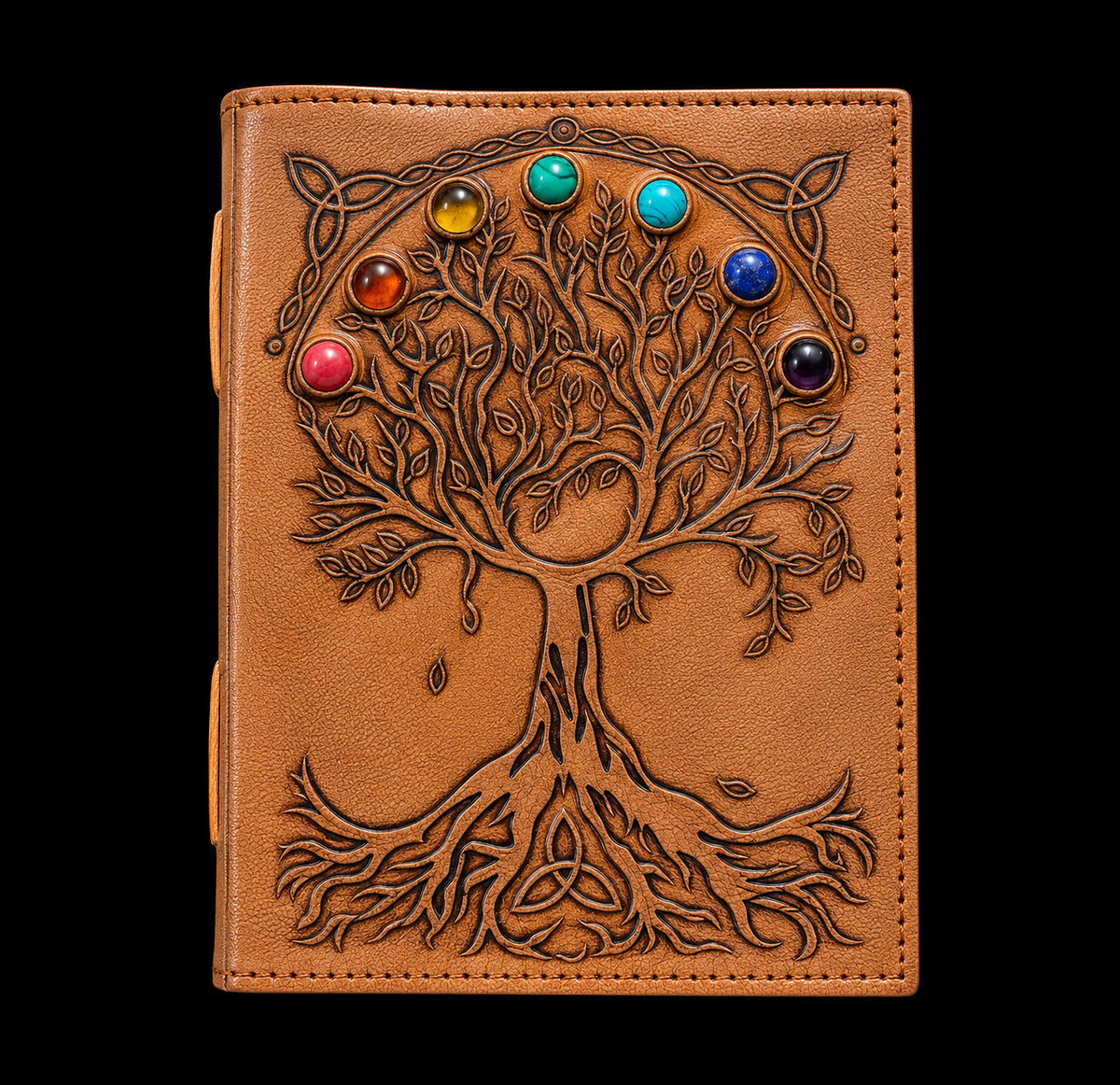 Leather and Gemstone Notebooks