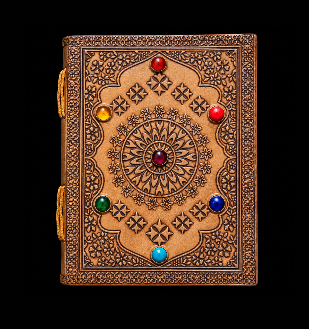 Leather and Gemstone Notebooks