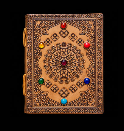 Leather and Gemstone Notebooks